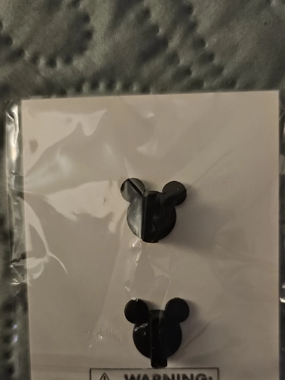 Disney Black Mickey Hulu & Disney+ Enamel Pin Pair